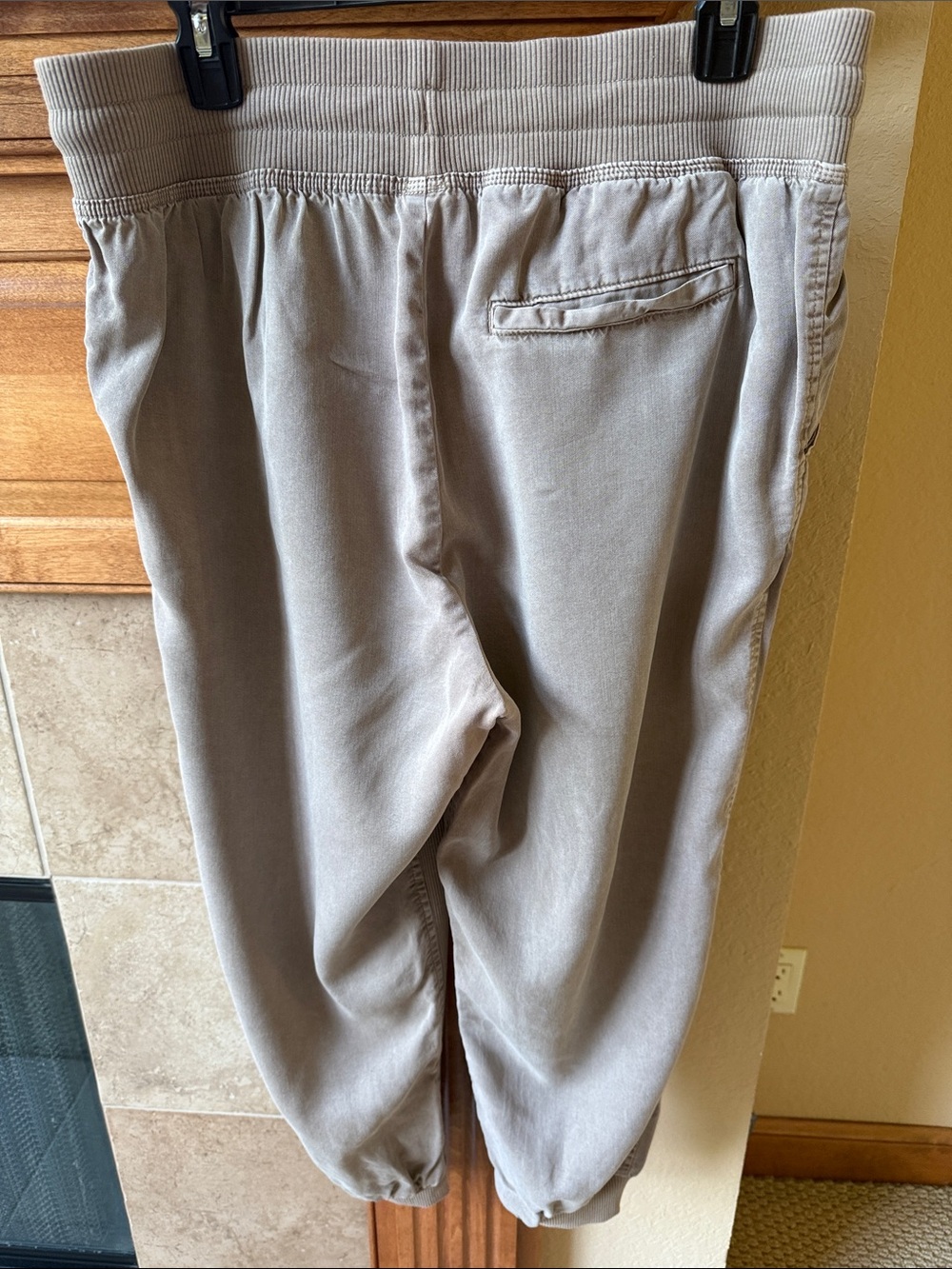 aerie Taupe Drawstring Joggers - Picture 2 of 6